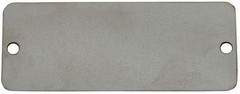 CH Hanson 43726 – Tag-1-1/2″x3″ Round Corners Stainless Steel 10pk