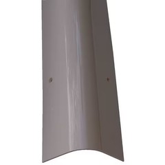 Manufacturer Varies Corner Guard, Gray, Smooth, PVC, 4 ft H PVC-48R-GY