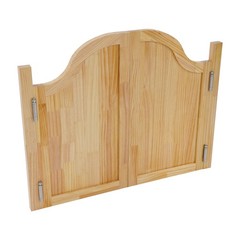 Modern Partition Door Log Color Swing Solid Wood Doorfor Shop Entrance Partition