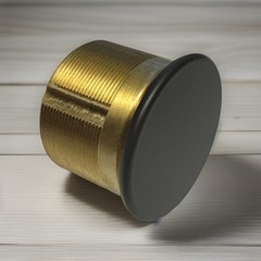LSDA – 1 ” – Mortise Dummy Cylinder – 10B – Brown – Solid Brass – Mortise Blank