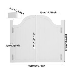 Partition Door Swing Solid Wood Door, Partition Door for Shop Entrance Partition