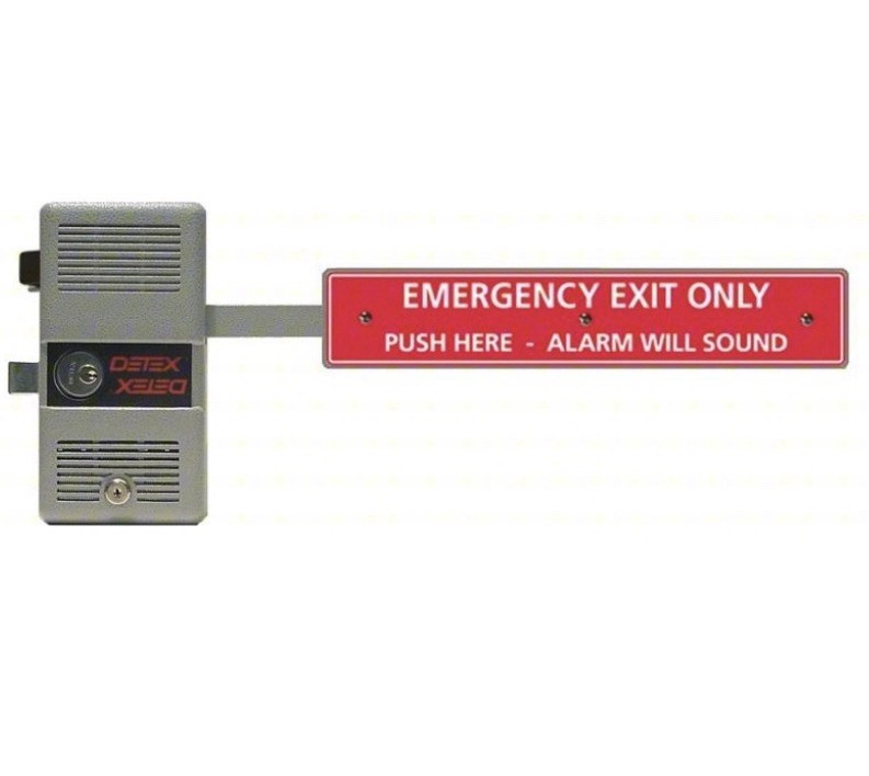 DETEX ECL-600 GRAY Fire Exit Panic Device Door Alarm Control Lock