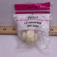 Apollo 1/2 in. x 1/2 in. CPVC CTS x CTS Union Solvent Weld