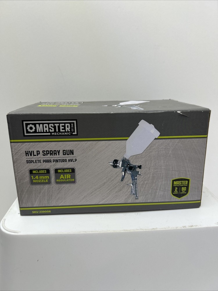 HVLP Spray Gun With Air Regulator, Gravity-Feed -1202S1128