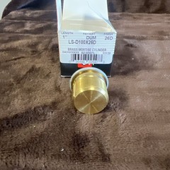LSDA – 1 ” – Mortise Dummy Cylinder – 26D – Satin Chrome – Solid Brass