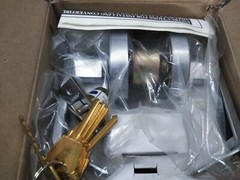 ARROW ASSA ABLOY RL BRUSHED NICKEL RL12 S 26D, KEYED PASSAGE COMMERCIAL GRADE
