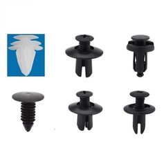 100Pcs Auto Trim Clip Panel Fasteners Car Truck Push Retainer Pin Rivet Clip Set