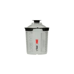 3M PPS Series 2.0 Spray Cup System Kit 26000, Standard (22 fl oz, 650 mL), 200 M