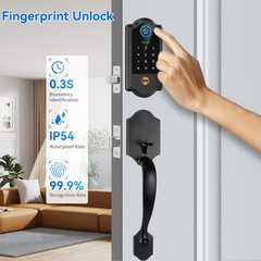 Smart Fingerprint Door Lock for Front – Keyless Entry smart door lock