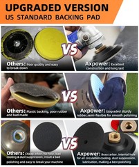 13 Pcs 4″ Diamond Polishing Pads 50-8000 Grit Wet/Dry w/ 5/8″-11 Backer Pad