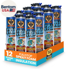 Fullstop Spray Foam Insulation for Wall & Attic (240 Board Ft/Sq.Ft) Perfect Hea