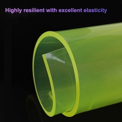 PU Rubber Sheet Polyurethane Plate Thick 1mm-20mm Urethane Rubber Board Cushion