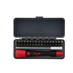 Wiha Tools GoBox Mico Bit Set 36 Piece, 1.1″, 28mm, 4mm hex drive. 75958