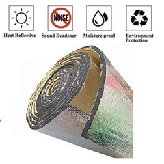 3″X25′ Silver Self-Adhesive Reflective Heat Wrap Shield Barrier Protection Tape