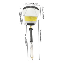 4L/0.88 Gallon Cement Stucco Sprayer Stucco Cement Texture Spraying Hopper