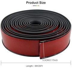 20Ft Car Wheel Arch Trim, Fender Flares Arches Wing Expander Car Wheel Eyebrow