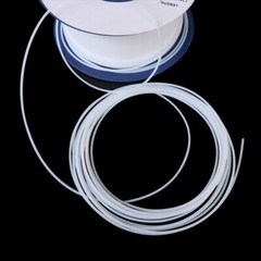ID 0.5mm-9mm White PTFE Tube Tubing Pipe 600V High Temperature Resistance 260℃