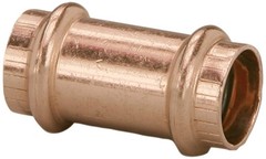 Viega ProPress 1″ Press Coupling without Stop in Copper – 78182