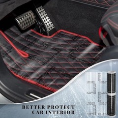 Heavy Duty 4 Mil Auto Adhesive Plastic Floor Mat Roll Vehicle Protection New
