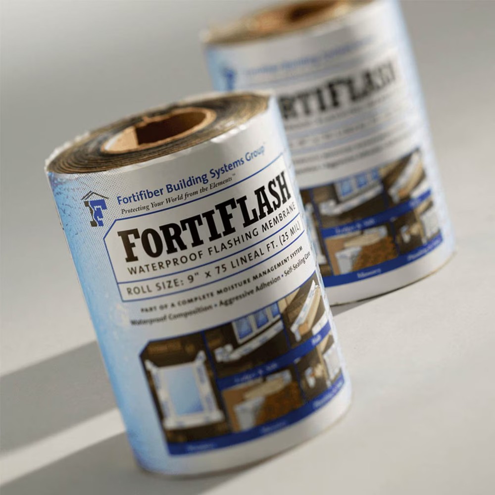 CASE/8 Rolls FortiFlash Waterproof Flashing Membrane 6″x75FT 25mil Door & Window