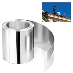 4” X 50′ Aluminum Flashing Roll Metal Roof for Garden Silver