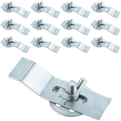 Enhon Sink Clips Kit 12 Pack, Undermount Clips, 2.6 x 0.8 inch, Silver