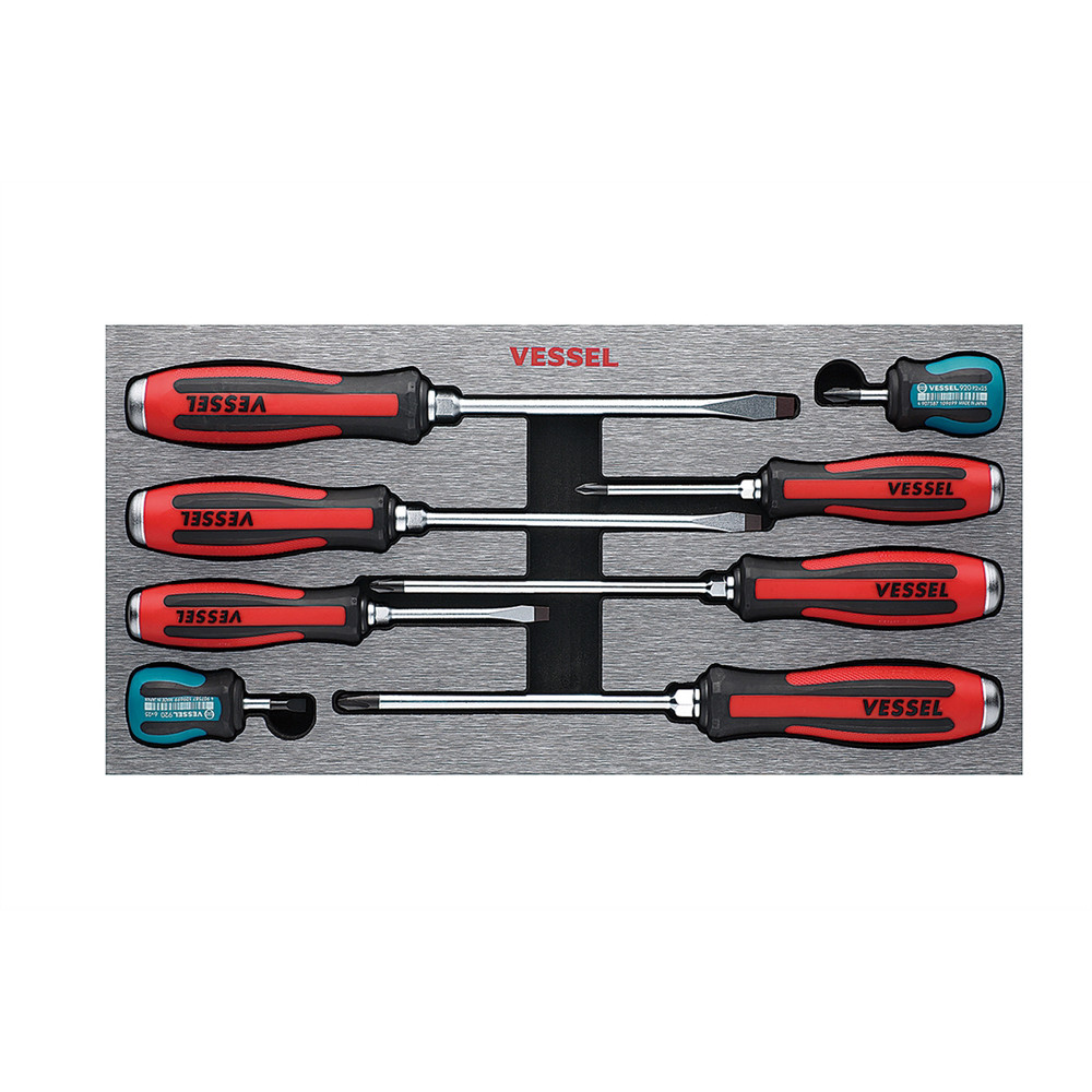 Vessel Tools MEGADORA JAWSFIT SD 8pc set in EVA 9308EVA