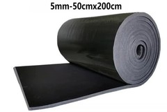 Self Adhesive Rubber Foam Roll Soundproof Insulation Sheet DIY Car Furniture