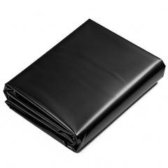 VEVOR 6 Mil Plastic Sheeting Roll 10 x 25 ft Heavy Duty Polyethylene Film Black
