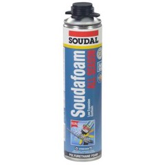 Soudal All Season Window & Door Pro Gun Foam, 24oz, Full Case of 12 Cans