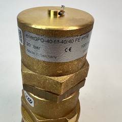 Goetze KG 618tGFO 40-f/f-40/40 FE PTFE Brass Safety Valve 1 1/2 20 Bar Germany