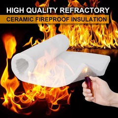 10MM Thick 16×24 Inch Ceramic Fiber Insulation Mat – High Temperature Resistance