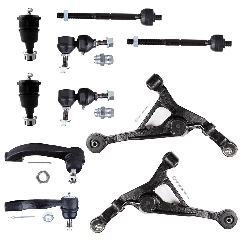10Pcs Control Arms Tie Rods Sway Bar Links Ball Joints 96-06 Chrysler Sebring