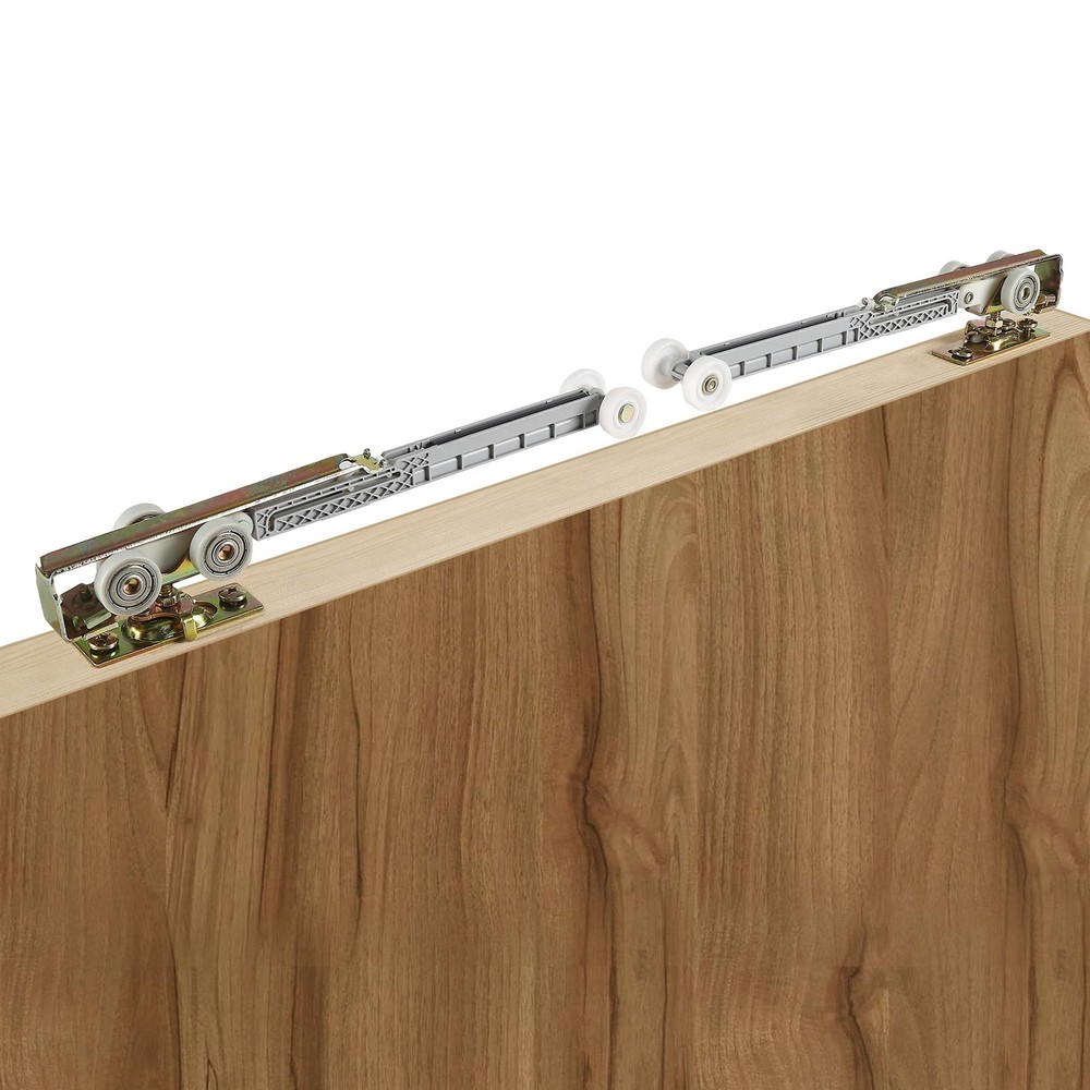 2 Pack Bi-Direction Pocket Door Soft Close/Open Hanger 1 in., Bi-Closer Kit
