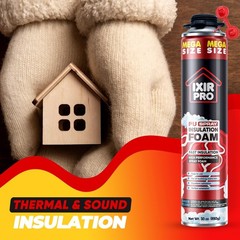 Expanding Spray Foam Insulation Can (3 x 30 oz) – High Density Sealant for Walls