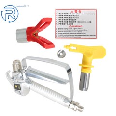 Airless Paint Spray Gun 517 Spray Tip + Nozzle Guard for Sprayers 3600PSI New