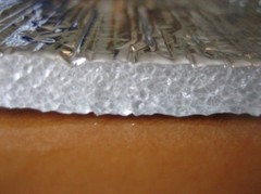 WHITE Reflective Insulation 5X200 Roll Foam Core Radiant Barrier AD3 3MM
