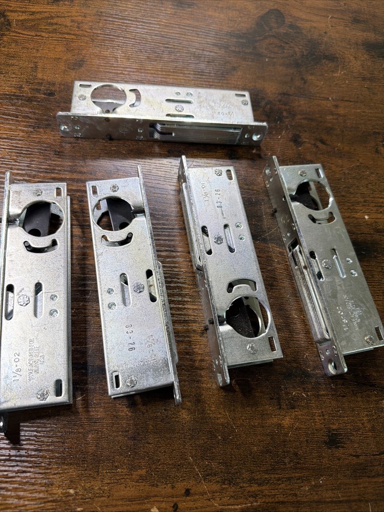 ( LOT OF 5) Adams Rite MS1853A-350 Assa Abloy Deadlock 1-1/8″ Backset Bar W/Out