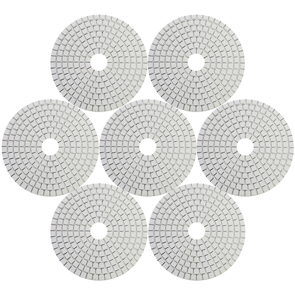 4″ Slayer Engineered Stone Polishing Pads – 7Pc Full Set