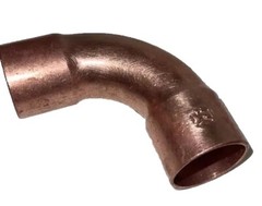 1 Inch Copper Elbow Long Radius Pipe Fitting Mueller Brand Refrigeration.
