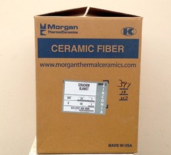 1″ CeraChem 6″ x 6″ Ceramic Fiber Blanket Insulation 8# Thermal Ceramics 2600F