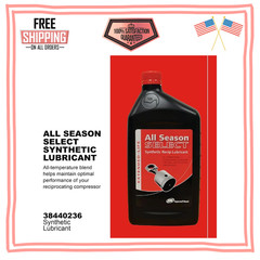 Ingersoll Rand 38436721 OEM All Season Select Synthetic Lubricant, 1L Bottle
