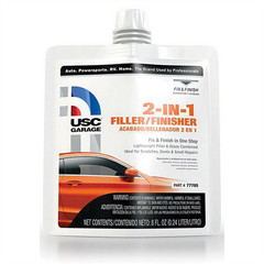 US Chemical 77705 2-IN-1 Filler, 8 oz Pouch, White, Liquid USC.77705