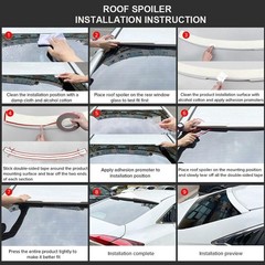 E92 3 Style Rear Roof Spoiler Wing Matte Black ABS for 335IS 335XI 217-0593