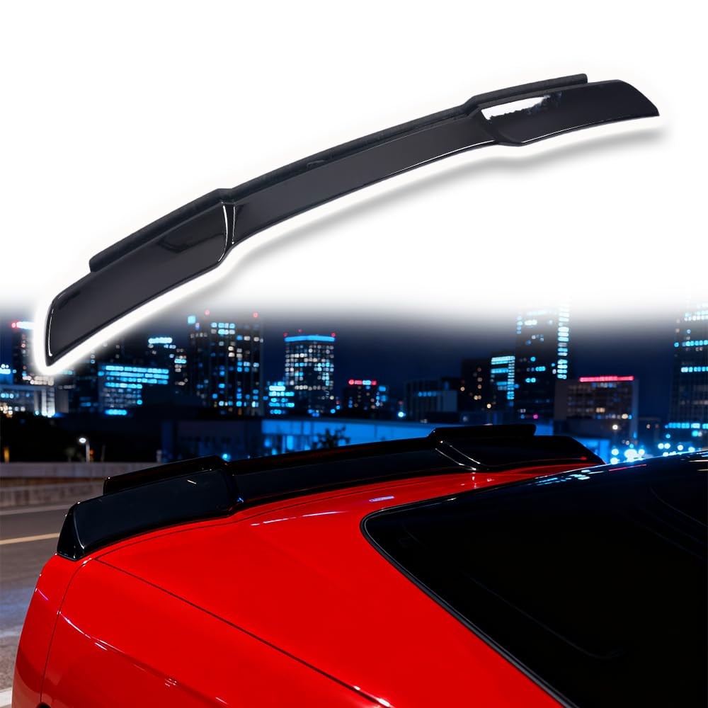 Rear Spoiler Acrylic Board 2005-2013 Corvette C6 ZR1 H Style Gloss Black ABS