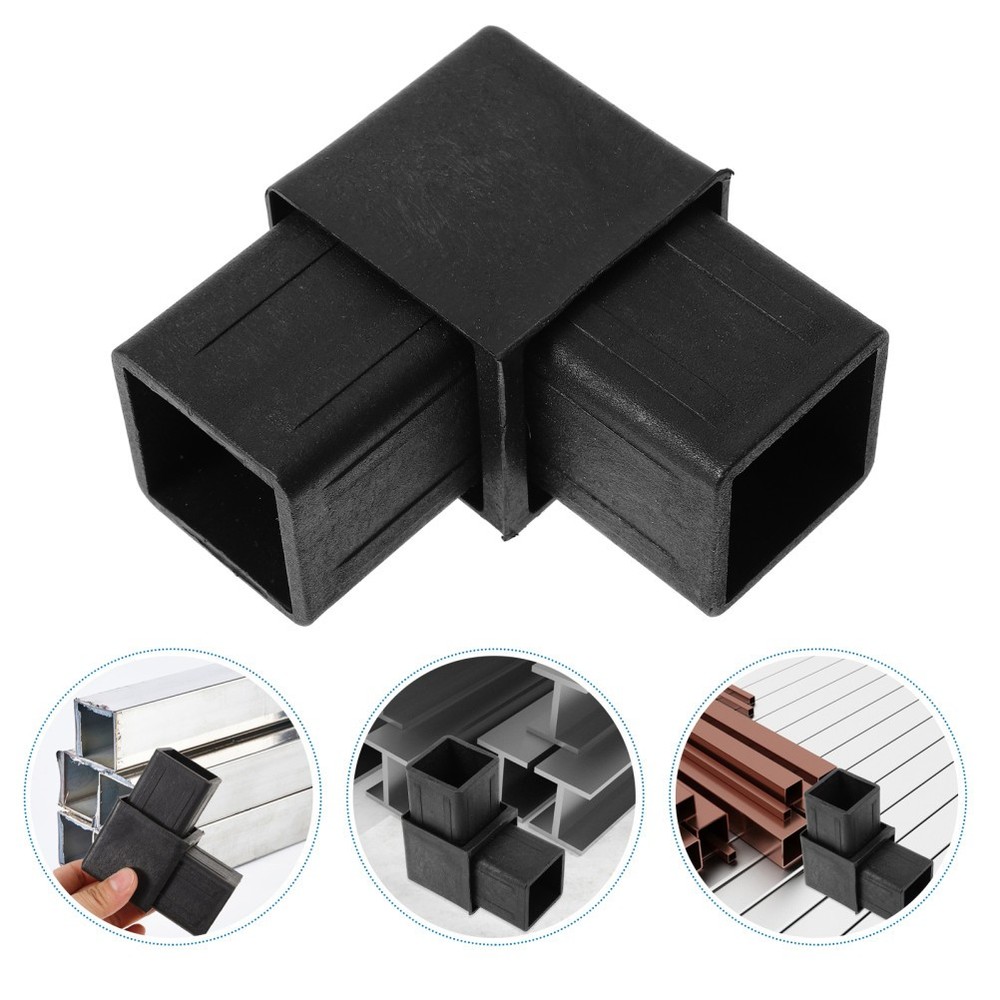 Right Angle Steel Pipe Connector Plastic Corner Brace Secure and Convenient Fit