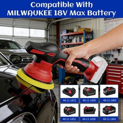 Cordless Buffer Polisher Kit For Milwaukee 18V LI-ION Battery (Battery Not In…