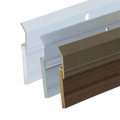 Randall Manufacturing V-63-BR All-Season Door Sweep, Heavy Duty Aluminum, Ide…