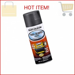 Rust-Oleum 251574 Automotive Trim & Bumper Spray Paint, 11 oz, Black