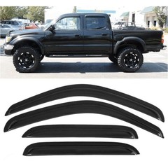 4pcs Smoke Tinted Window Visor for Toyota Tacoma 2001-2004 Crew Cab WD-TTAC01CC